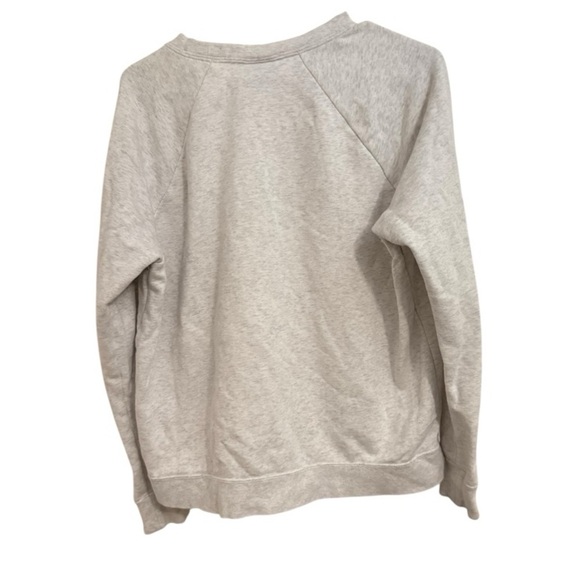 Nike Gray Athletic Crewneck Sweatshirt Womens Large - Picture 3 of 3